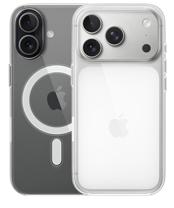 Mynd af iPhone 17 (allir) glært MagSafe hulstur