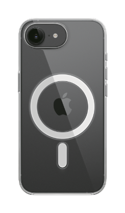 Mynd af iPhone 17e glært MagSafe hulstur  