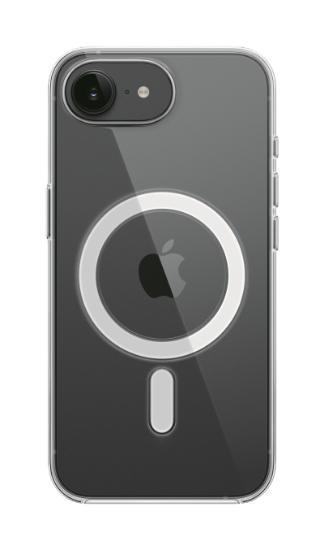 Mynd af iPhone 17e glært MagSafe hulstur  